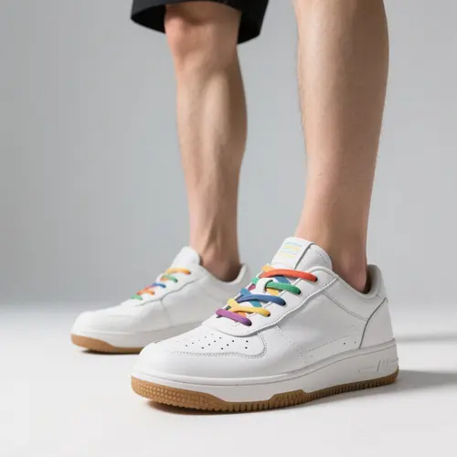 白色皮革運動鞋